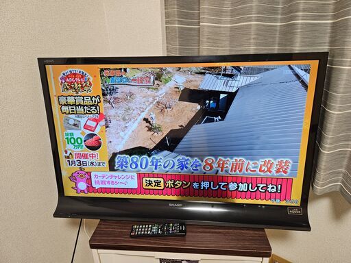 【SHARP】AQUOS（LC-40J9） 40型液晶テレビ ※リモコン付です※