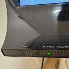 【SHARP】AQUOS（LC-40J9） 40型液晶テレビ ※リモコン付です※の画像