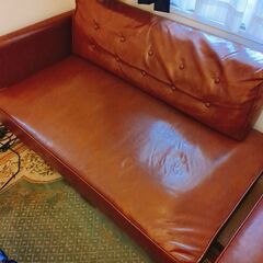 二人掛けソファ&オットマン