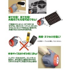LEDガードマン 【強力LEDサーチライト付きポータブルバッテリーの画像