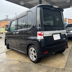 ダイハツ L375S タントカスタム H20 車検R7.12 ブラック 新潟発の画像