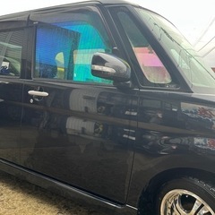 ダイハツ L375S タントカスタム H20 車検R7.12 ブラック 新潟発の画像