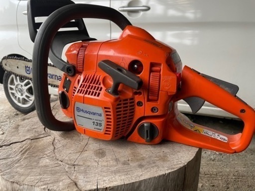 ハスクバーナチェーンソー135実働