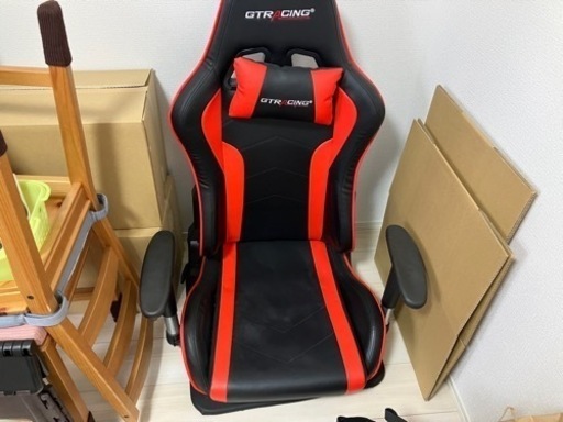 ナカバヤシ デジオ Digio GMF-101R [ゲーミングフロアチェア] 中古