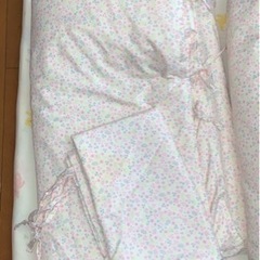ベビーベッド用マット西川　敷布団　掛布団の4点セットです　マットは西川製品です。の画像