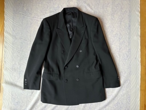 スーツ ブラック ジャケット パンツ 高級礼服喪服メンズ170AB5新品同様冠婚葬祭