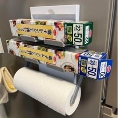 【新品未開封】Belca キッチン収納 マグネット ラップ・ペーパーホルダの画像