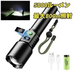 【受渡し確定】新品未使用 LEDライト【懐中電灯】IPX7防水 ...