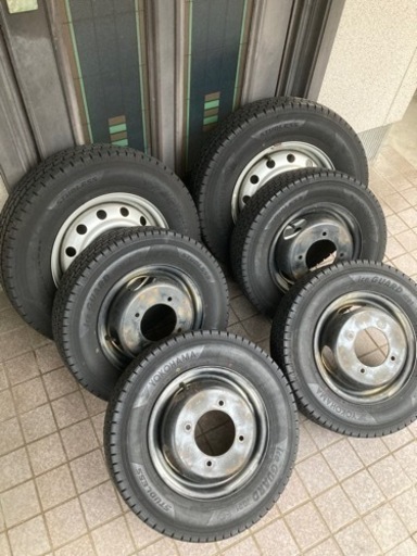 【最終値下げ】　ボンゴ　バネット　トラック　バン　スタッドレス　ホイール付き　175/80R14  LT 145/80R12 LT