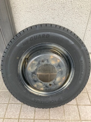 【最終値下げ】　ボンゴ　バネット　トラック　バン　スタッドレス　ホイール付き　175/80R14  LT 145/80R12 LT