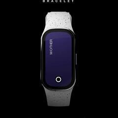 腕時計　世界初充電不要　MOTHER Bracelet -Whiteの画像