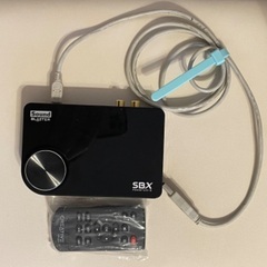 サウンドカード2点セット（クリエイティブ社SB1095とASUS XONAR U3）の画像