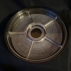 大きな蓋付食器2段重ね重お花見⭐︎南天柄ホームパーティキッチン菓子器の画像