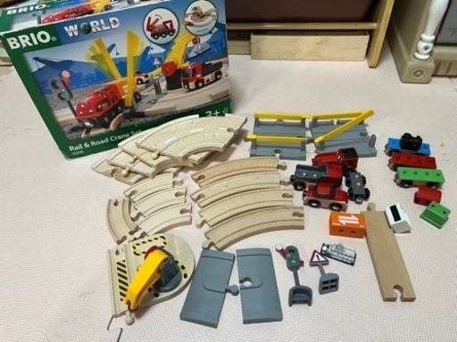 ブリオ　BRIO Rail\u0026Road Crane Set 33208