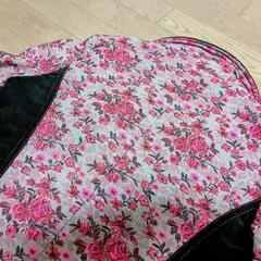 美品　Mariella Burani　NOTIZIE　マリエラブラーニ　高級　上下レディーススーツ　ジャケット　スカート　ピンク　ブラック　黒　薔薇
の画像