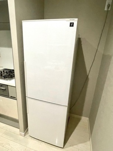 シャープ SHARP SJ-PD27C-W [冷蔵庫 （271L・右開き） 2ドア ホワイト系]