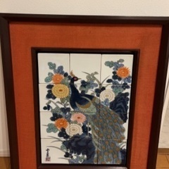 有田焼 皿 絵 縦70㎝ 横60㎝