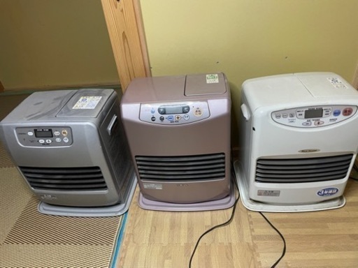 ファンヒーター3台