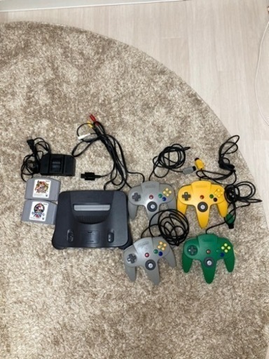 NINTENDO64 本体　コントローラー　ゲームソフト