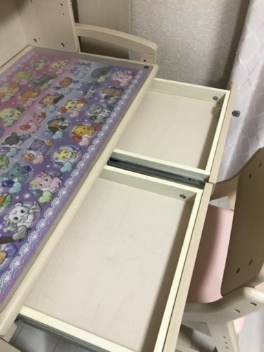 コイズミ学習机＋椅子、デスクマットつき