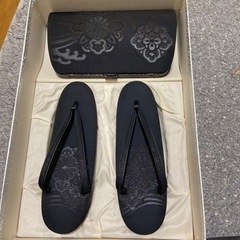 草履　クラッチバック　和装　喪そう