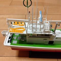 大間のマグロ一本釣り漁船　第三十一漁福丸　模型  ＋　第三十一漁福丸ニット帽（３月８日まで出品）の画像