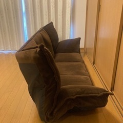 【値下げ】3人掛けリクライニングフロアソファの画像