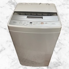 【お取引予定決定済】縦型洗濯機（2018年式）AQW-S45Gの画像