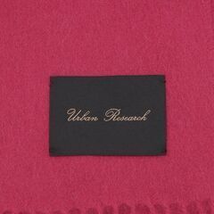 URBAN RESEARCH アーバンリサーチ　大判ストール　ウールストール　ピンク　毛100% ショール　マフラーの画像