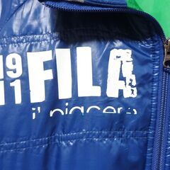 FILA フィラ　撥水加工　中綿ブルゾンジャケット　男性用　ブルー　S の画像