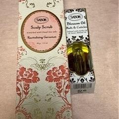 新品・未使用 SABON サボン ヘッドスクラブ、ネイルオイル