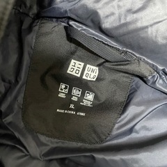 ユニクロ　ダウン　黒　XLの画像