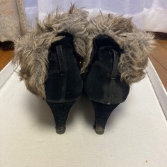 ファー付き　ショートブーツの画像