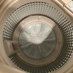 【譲渡先決定しました】洗濯機　5kg 【値下げ】 2019年製AQUA AQW-G50HJ(W) の画像
