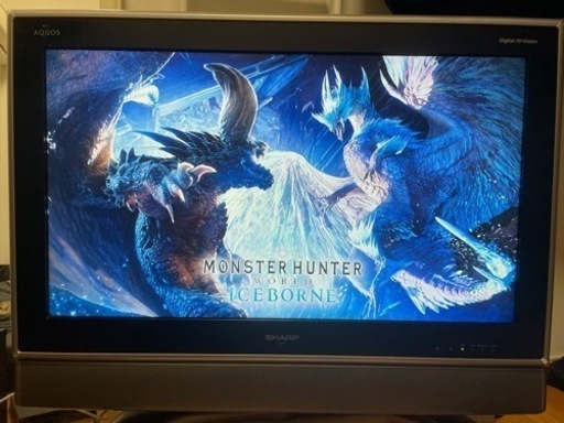 SHARPテレビ　32型　モニターとしても使えます！