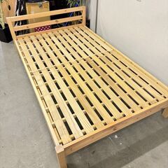 15489 無印良品 木製セミダブルベッドフレーム ◇大阪市内・東大阪市他