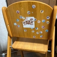 木製ハイチェアcocona譲ります⭐︎の画像