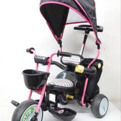 手押し棒付き　三輪車