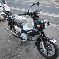 新車　クロスカブ110　新色　マットジーンズブルーメタリックの画像