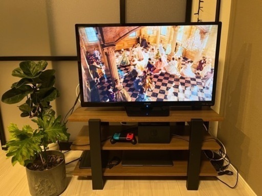【早い者勝ち】美品32Vテレビ\u0026テレビ台セット　押上駅