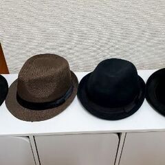 ハット(帽子)　各300円　計6個の画像