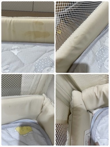 アップリカ　ベビーベッド　ココネルエアー　中古品