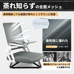 座椅子 メッシュ オフィスチェア 360°回転 ゲーミングチェア ゲーミング座椅子 上下可動式アームレスト 通気性 メッシュ ハイバック 一人掛け 座いす チェア ゲーム チェア 椅子 腰痛 人体工学の画像