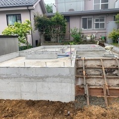 基礎工事、外構工事、擁壁工事の画像