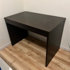 取引中　木製机　在宅デスク　無料です