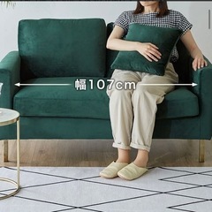 ロウヤ　2人がけ　ソファの画像