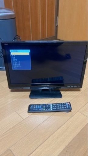美品 日立 日本一流ブランドメーカー HITACHI 19型 高年式2017年製 リモコン有り L19-A5 液晶テレビ