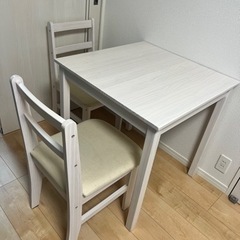 白 ダイニングテーブルセット