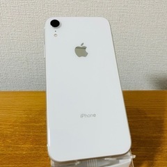 値下不可】 iPhoneXR ホワイト SIMフリー 128GB バッテリー最大容量86%