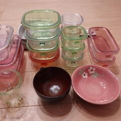 iwaki(イワキ) の耐熱ガラス保存容器や食器、グラス、剪定バサミ等まとめての画像